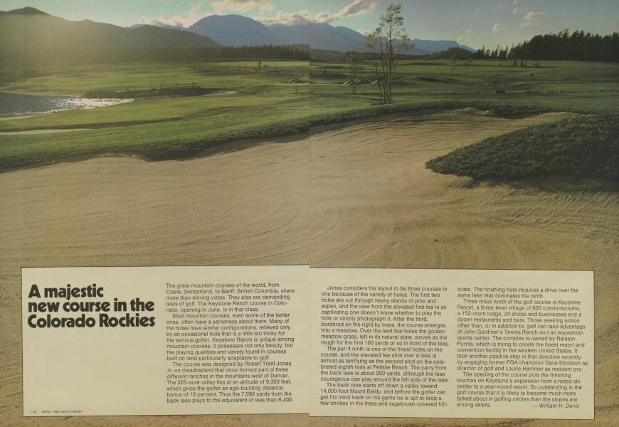 A majestic new course in the Colorado Rockies