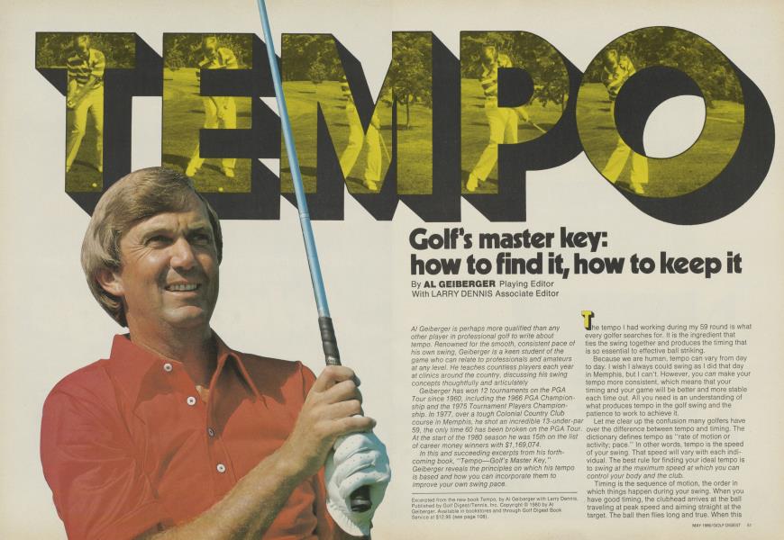 Golf's master key: how to find it, how to keep it