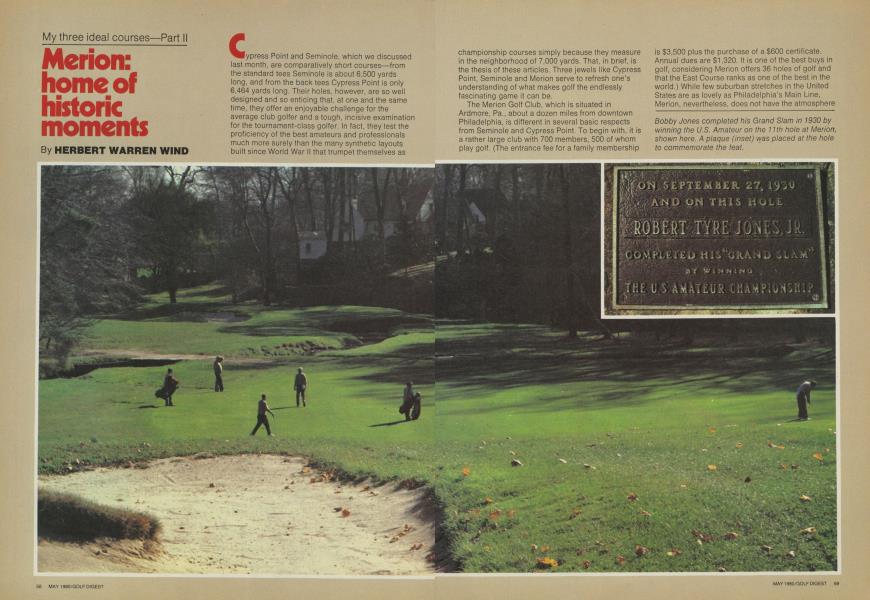 Merion: home of historic, moments