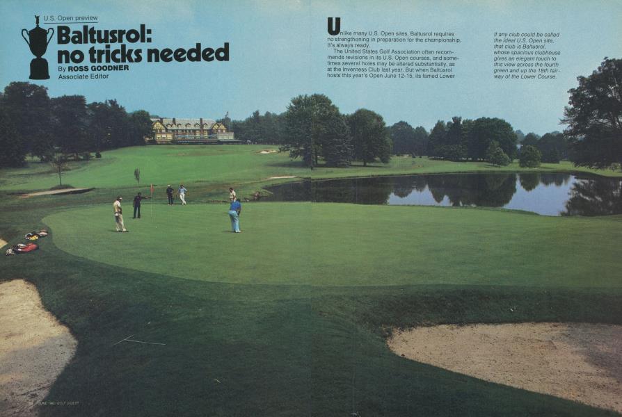 Baltusrol: no tricks needed