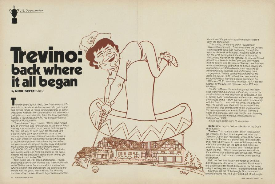 Trevino: back where it all began