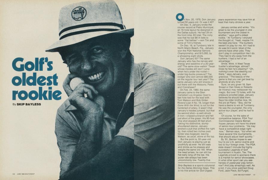 Golfs oldest rookie