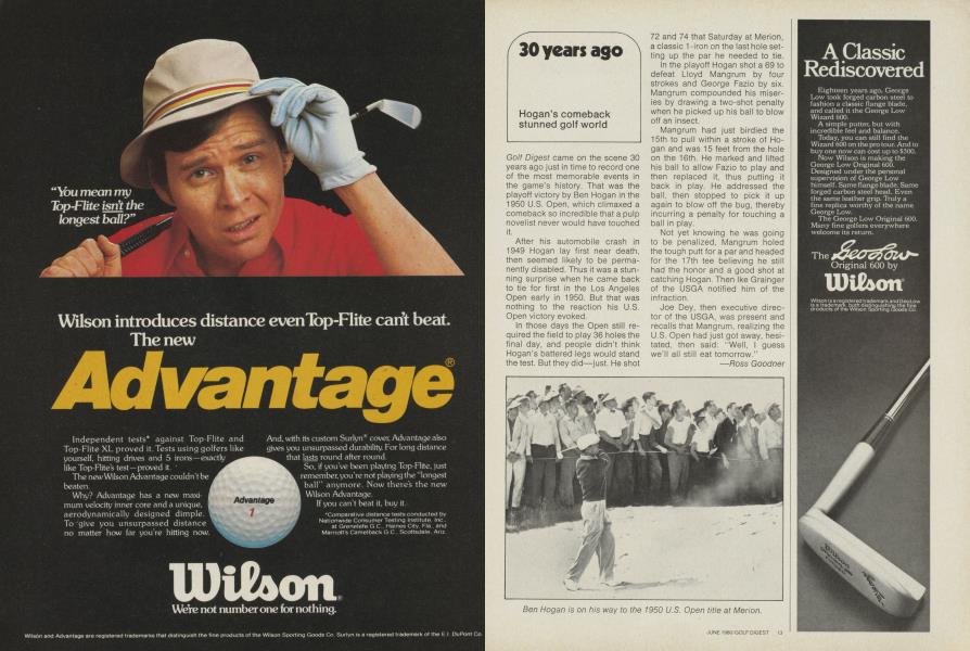 Hogan’s comeback stunned golf world