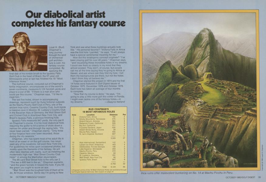 Our diabolical artist completes his fantasy course