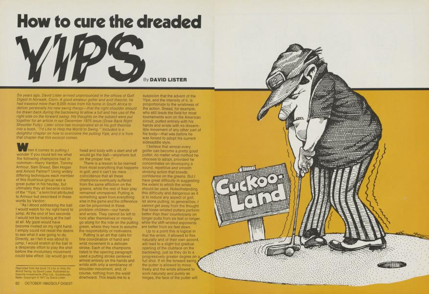 How to cure the dreaded YIPS