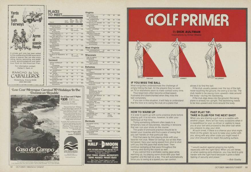 GOLF PRIMER