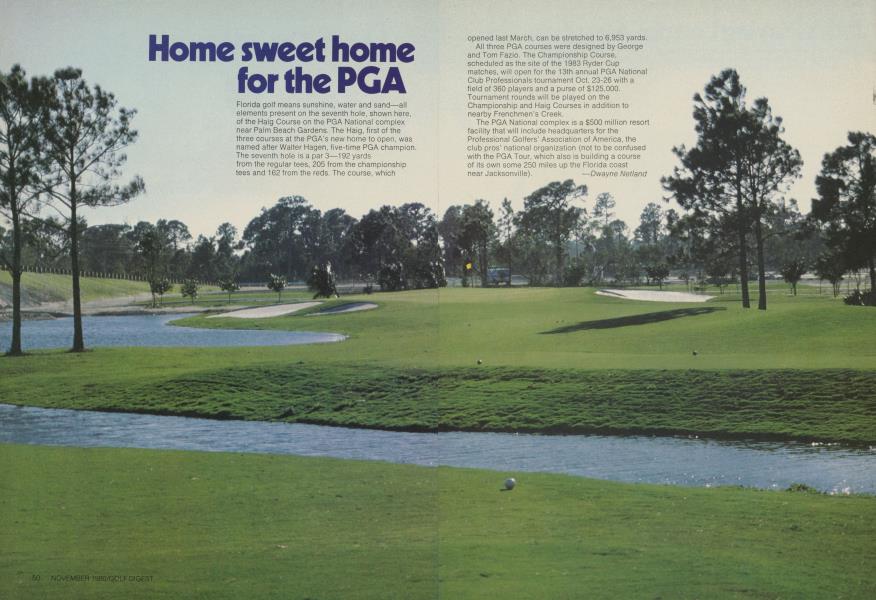 Home sweet home for the PGA