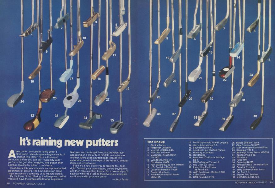 It's raining new putters