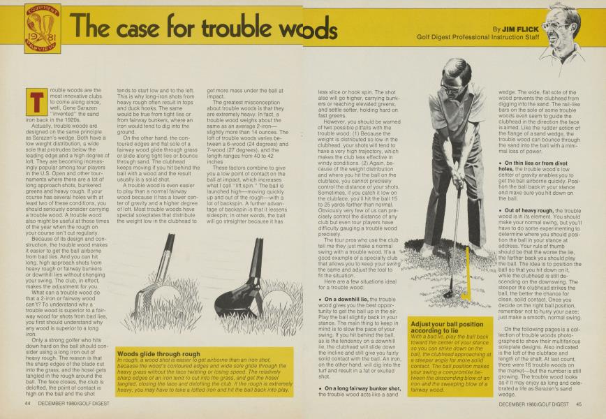 The case for trouble woods