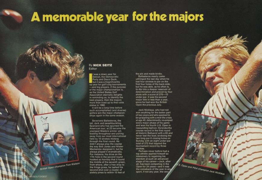 A memorable year for the majors