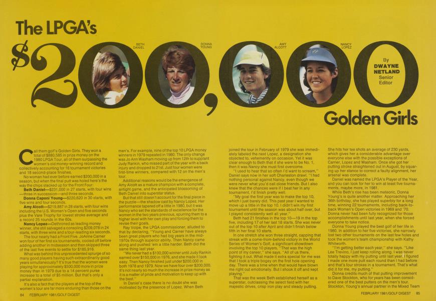 The LPGA's $200,000 Golden Girls