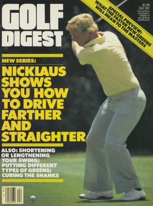 APRIL 1981 | Golf Digest