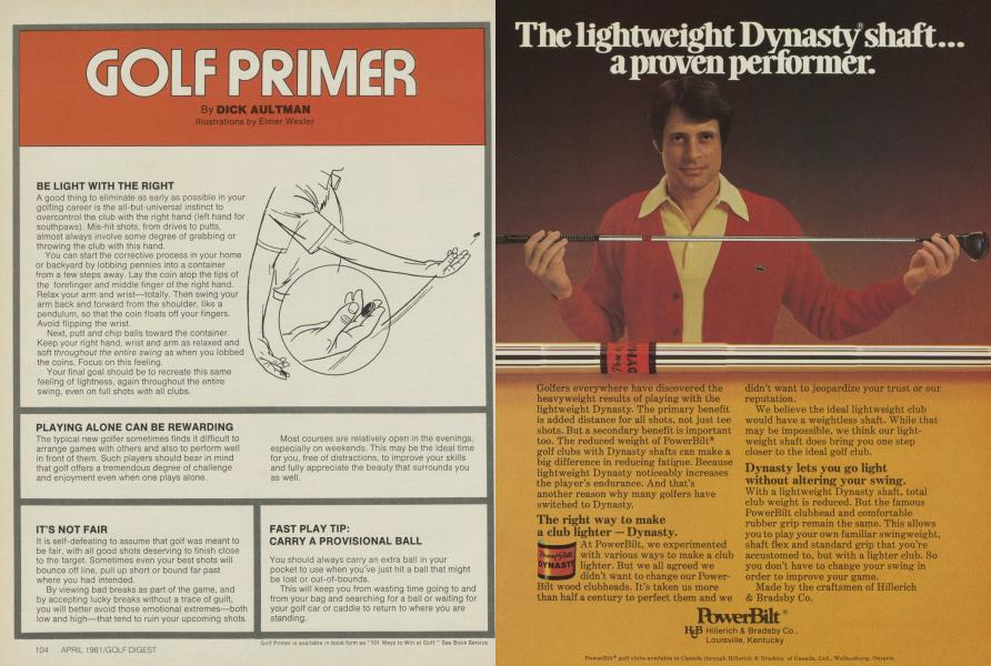 GOLF PRIMER