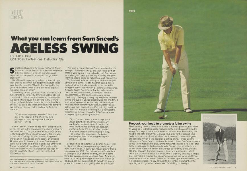 What you can learn from Sam Snead’s AGELESS SWING