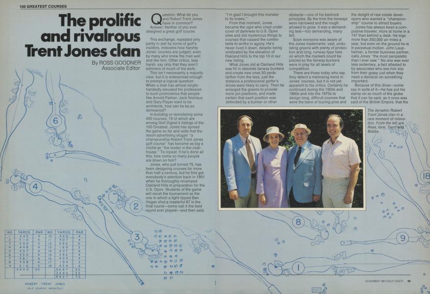 The prolific and rivalrous Trent Jones clan
