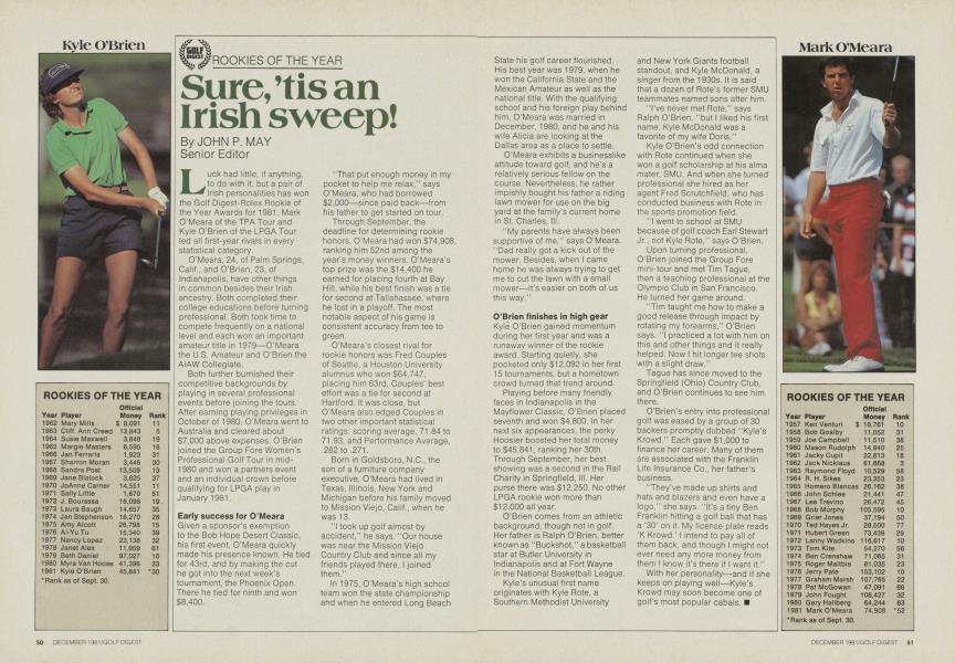 Sure, 'tis an Irish sweep!