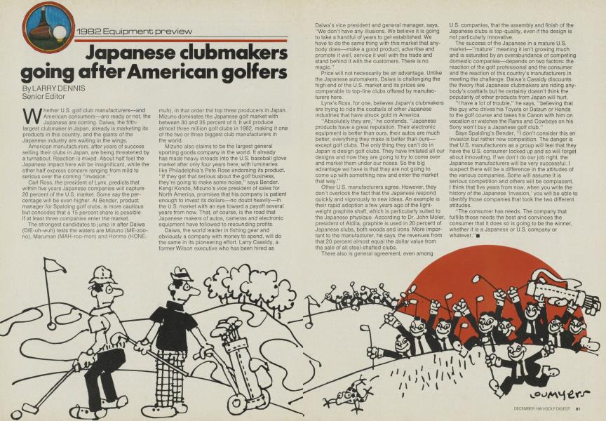 Japanese clubmakers going after American golfers
