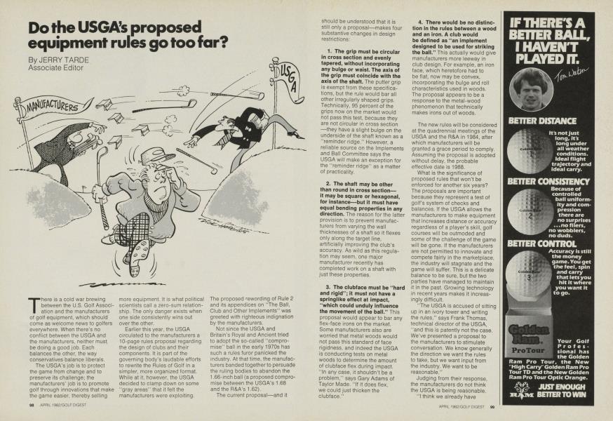 Do the USGA’s proposed equipment rules go too far?