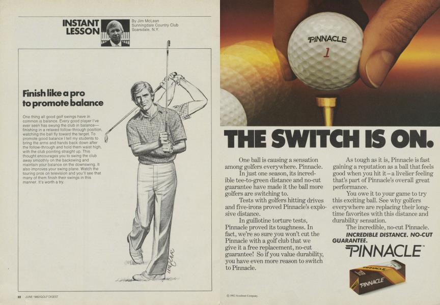 Finish like a pro to promote balance