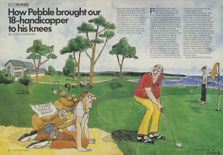 How Pebble brought our 18-handicapper to his knees