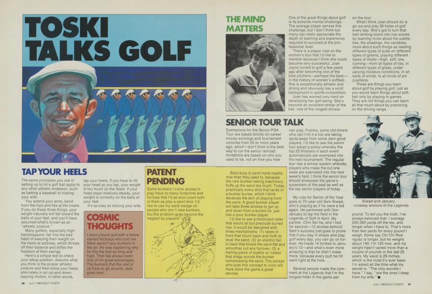 TOSKI TALKS GOLF