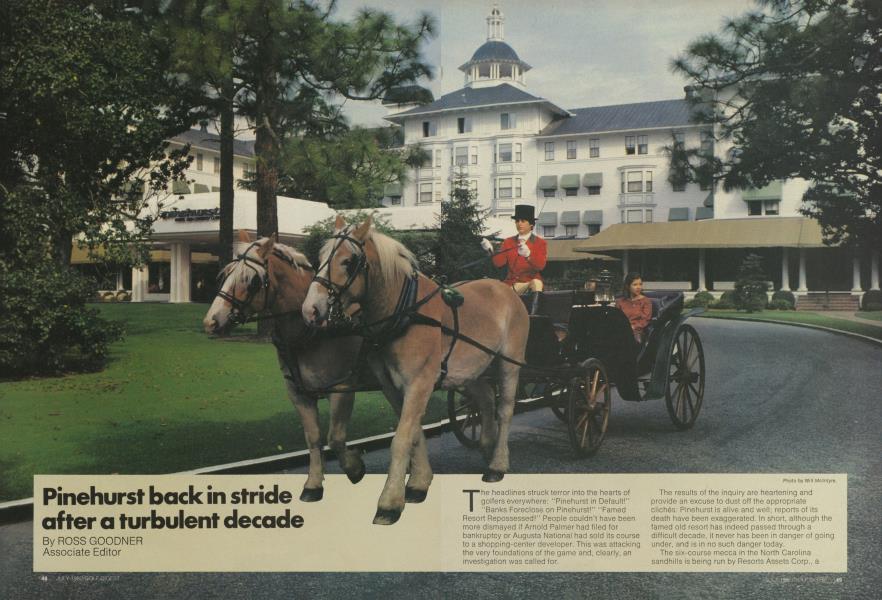 Pinehurst back in stride after a turbulent decade
