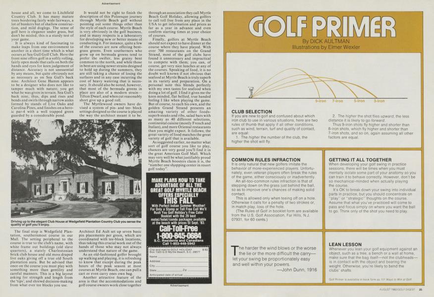 GOLF PRIMER