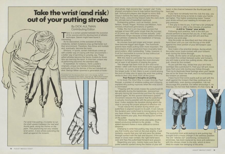 Take the wrist (and risk) out of your putting stroke