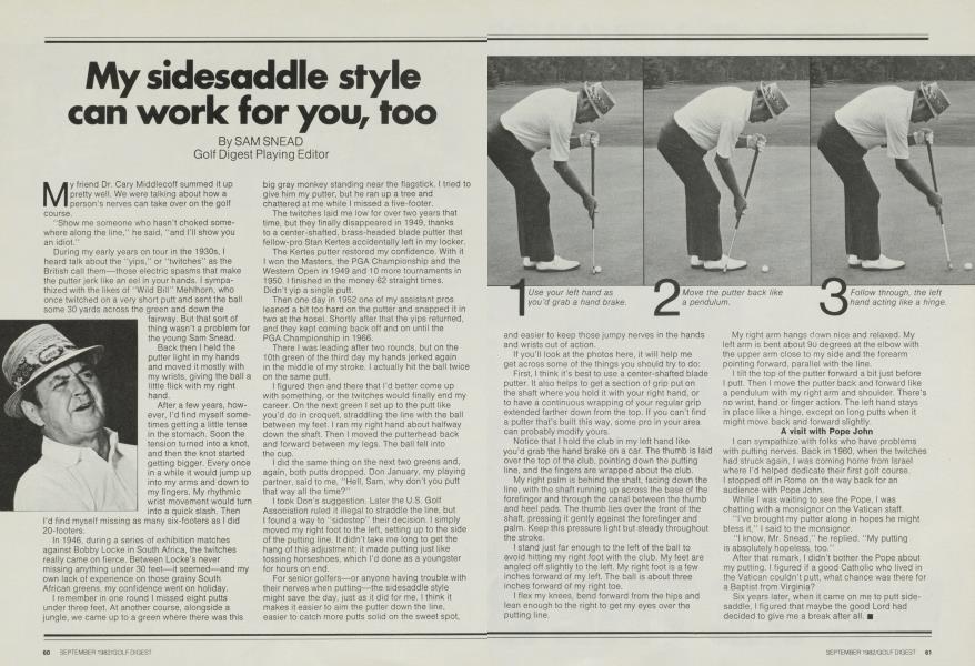 My sidesaddle style can work for you, too