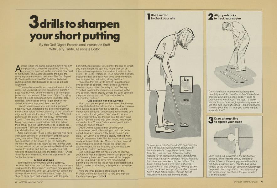 3 drills to sharpen your short putting