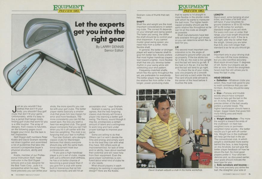 Let the experts get you into the right gear