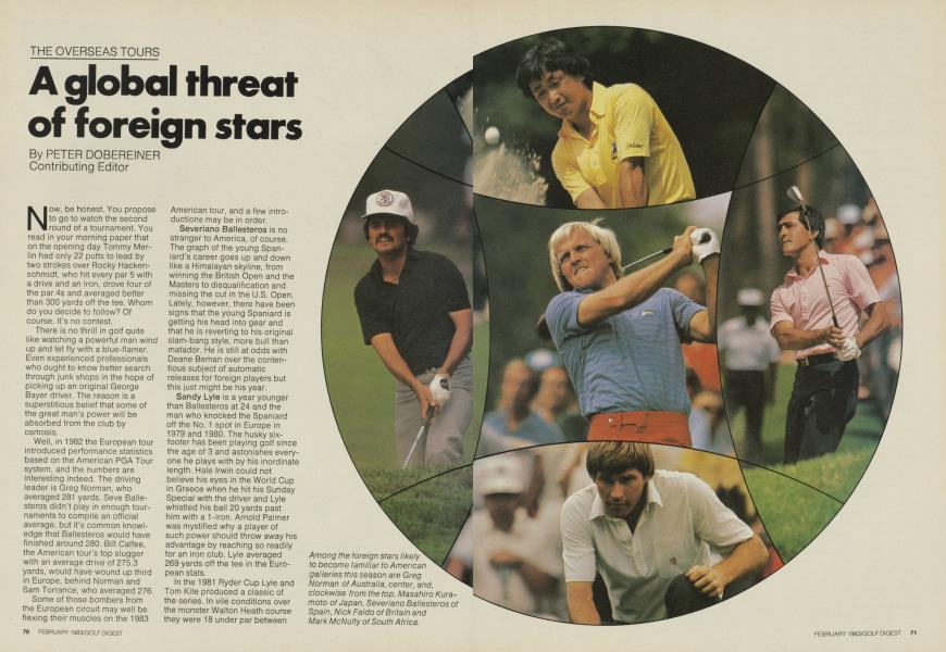 A global threat of foreign stars