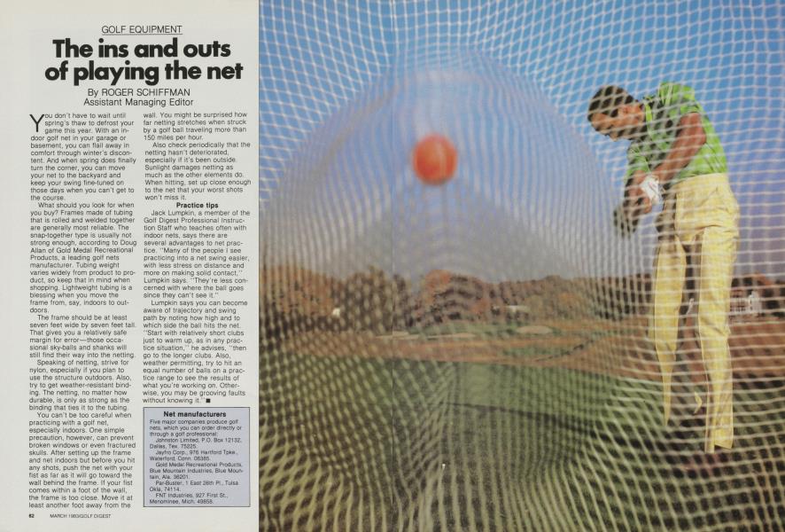 The ins and outs of playing the net