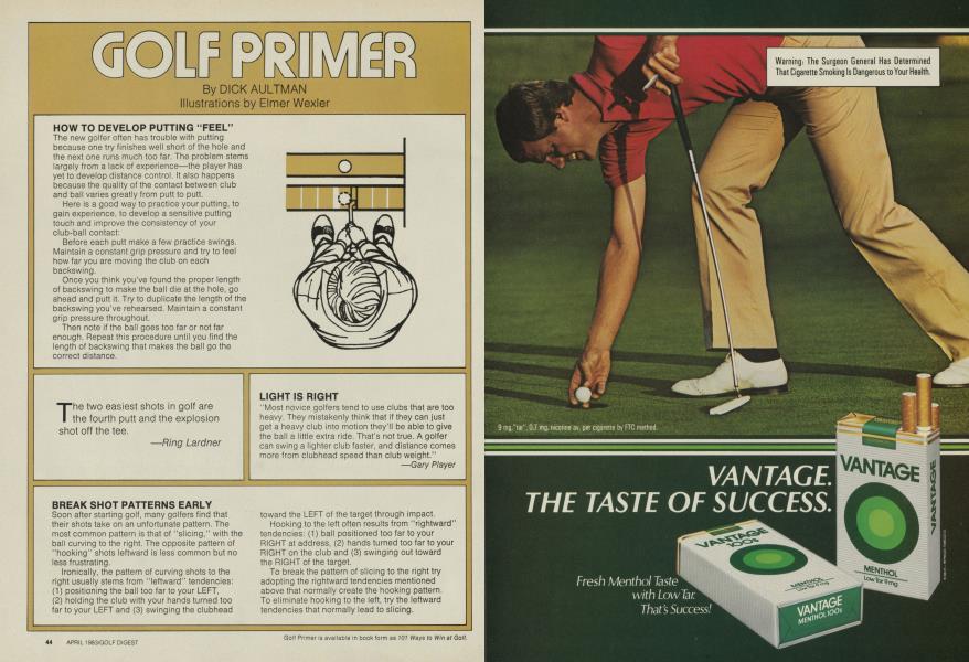 GOLF PRIMER