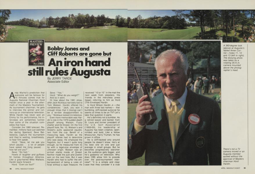 Bobby Jones and Cliff Roberts are gone but An iron hand still rules Augusta