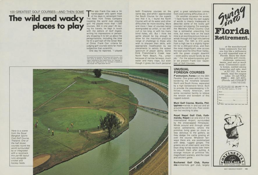 The wild and wacky places to play