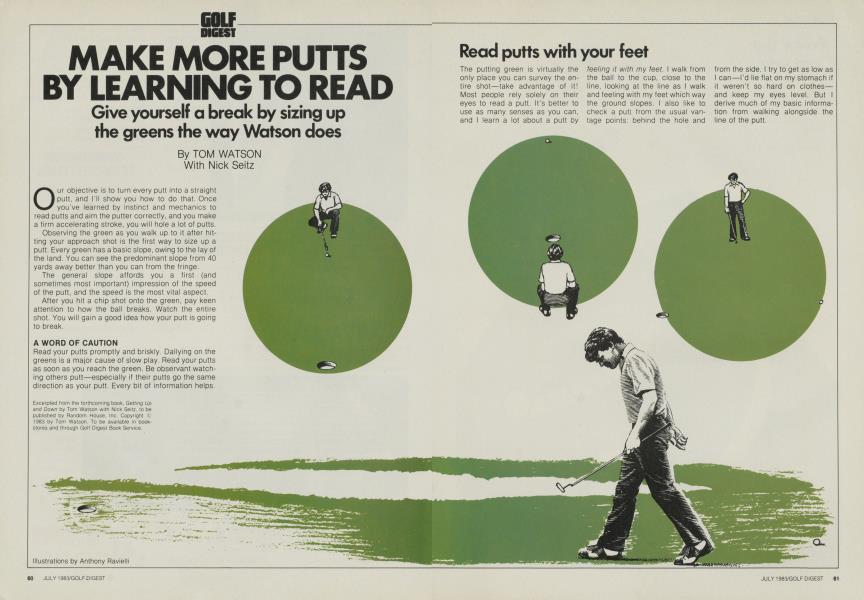 MAKE MORE PUTTS BY LEARNING TO READ