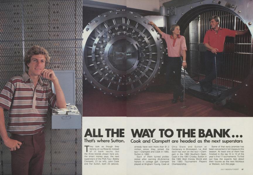 ALL THE WAY TO THE BANK...