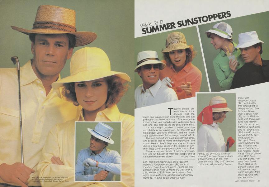 SUMMER SUNSTOPPERS
