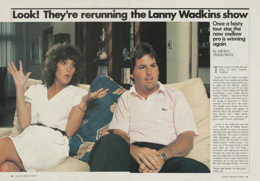 Look! They're rerunning the Lanny Wadkins show