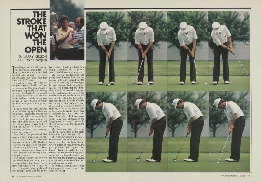THE STROKE THAT WON THE OPEN