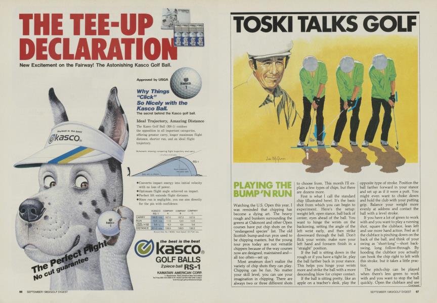 TOSKI TALKS GOLF