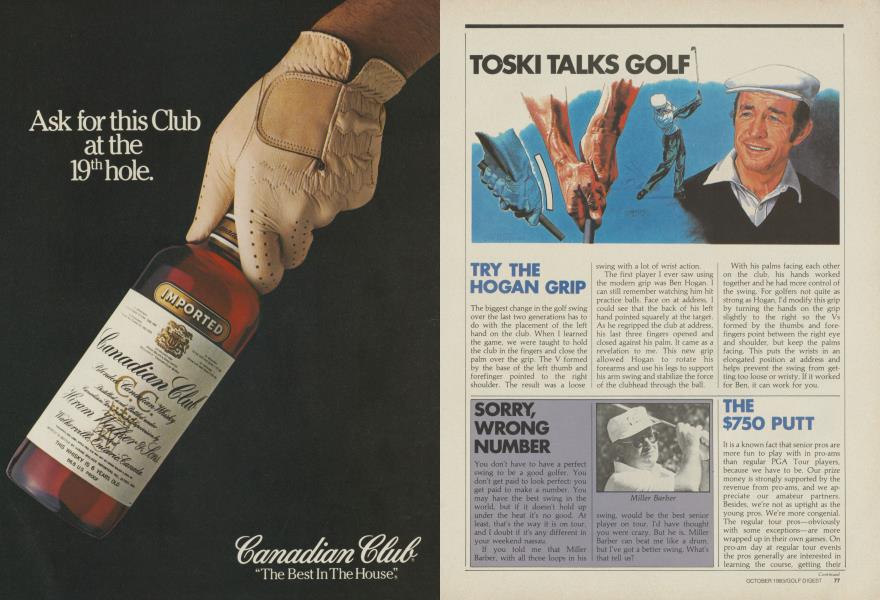 TOSKI TALKS GOLF