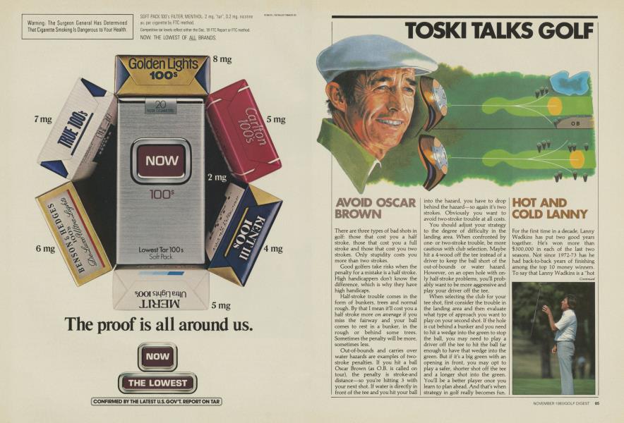 TOSKI TALKS GOLF