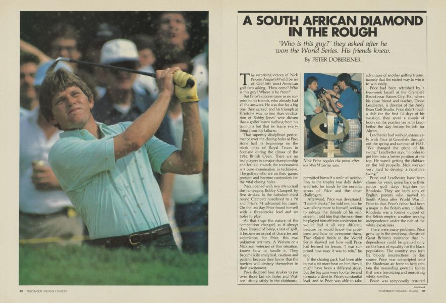 A SOUTH AFRICAN DIAMOND IN THE ROUGH