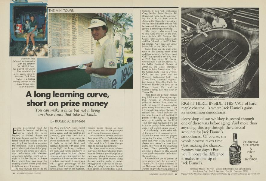 A long learning curve, short on prize money