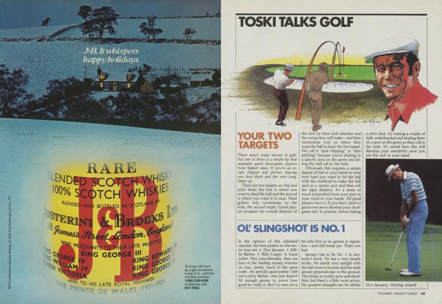 TOSKI TALKS GOLF