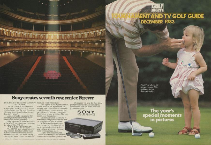 TOURNAMENT AND TV GOLF GUIDE DECEMBER 1983