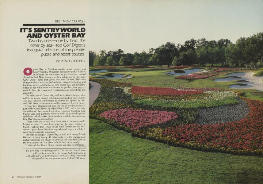 IT'S SENTRYWORLD AND OYSTER BAY