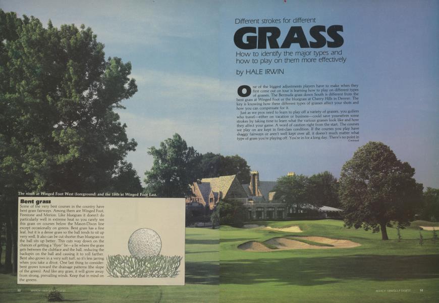 Different strokes for different GRASS